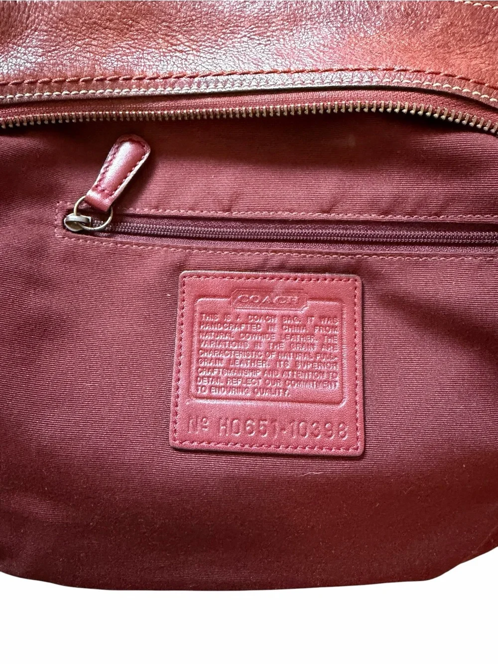 Coach Legacy Collection Small Pocket Zip/Hobo/Crossbody Bag